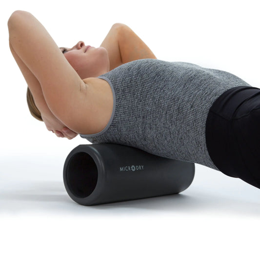 MICRODRY Foam Roller β Muscle Relief & Yoga Roller for Back, Legs, Shoulders & Full-Body Massage